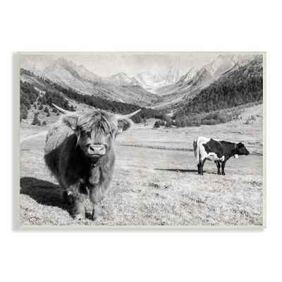 Stupell Industries Curious Ox Clueless Cow Sublime Farm Plains, Design by Danita Delimont