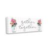 Stupell Industries Gather Together Jar Floral Bouquet Geometric Kitchen Pattern, Design by Dogwood Portfolio view 3