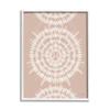 Stupell Industries Geometric Rose Gold Mandala Boho Flower Design, Design by House Fenway view 1