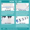 Queen Size Mattress Vacuum Bag for Memory Foam/Latex Mattress Upto 14 Inch, Moving Shipping and Storage, Waterproof and Airtight with 4 Adjustable Straps view 3