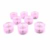 24 Pack of Clear Pink Colored Unscented Mineral Oil Based Gel Candle Tea Lights - Up to 8 Hours Each - Hand Poured by The Gel Candle Company in USA view 4