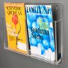 2 Pocket Magazine Rack-Horizontal view 1