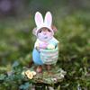 Wee Forest Folk M-719b Hoppy Easter Boy - Blue (New 2022) view 2