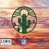 Cactus and Sun Metal Wall Art view 3