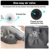 Coffee Bags with Valve(60pcs,16 oz,1 lb) Vented Coffee Beans Packaging Bags High Barrier Aluminumed Foil Flat Bottom Heat Sealed Side Zipper Resealable Storage Bag for Home or BusinessWhite view 3