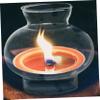 Clear Glass Oil Lamp Cover Windproof Small Lampshade for Temple Kerosene Lamps Replacement Chimney Stylish Decorative Accessory for Indoor Lighting view 2