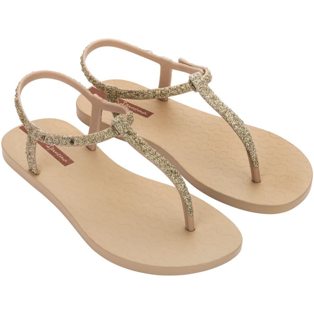 IPANEMA Women's Slide Sandal, Beige, 5