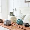 Sioloc Soft Knot Ball Pillows,Round Throw Pillow Cushion Home Decoration Plush Pillow,Throw Knotted Pillow Handmade Round Plush Pillow7.8inches,Teal view 3