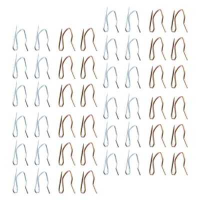 350pcs Curtain Hook Heavy Duty Curtain Rods Tie Back Hooks Coat Hanger Hooks Curtain for Drapes Flapper Accessories Heavy Duty Hooks On Drapery Hook Metal Iron S-Hook