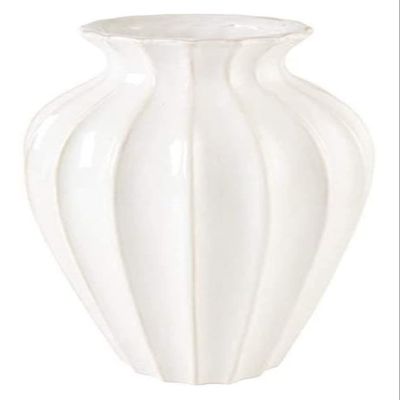 HongLianRiven Sculpture Vase Ceramic Vase Living Room Flower Arrangement Dried Flower Ornaments Home Decoration Handicrafts Floral Ornaments Crafts