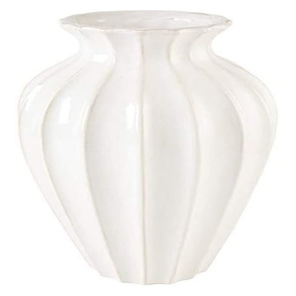 HongLianRiven Sculpture Vase Ceramic Vase Living Room Flower Arrangement Dried Flower Ornaments Home Decoration Handicrafts Floral Ornaments Crafts
