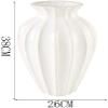 HongLianRiven Sculpture Vase Ceramic Vase Living Room Flower Arrangement Dried Flower Ornaments Home Decoration Handicrafts Floral Ornaments Crafts view 2