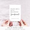 New Grandparent Wine Label,New Baby Wine Label,Pairs Well with Becoming Grandparents,Gift for New Grandma Grandpa view 2