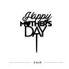 Happy Mother's Day Cake Toppers Mothers Day Cake Decoration Mother's Day Cake Centerpiece Cake Toppers Decorative Party Cake Decoration for Mother's Day Acrylic, Black view 3