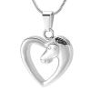 LiHiFG in Remembrance Necklaces for Pet Stainless Steel Horse in My Heart Cremation Urn Pendant Ashes Holder Memorial Jewelry view 1