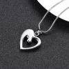 LiHiFG in Remembrance Necklaces for Pet Stainless Steel Horse in My Heart Cremation Urn Pendant Ashes Holder Memorial Jewelry view 4