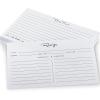 Outus 50 Pieces 4x6 Recipe Cards, Double Sided Blank Cards, Classic Style view 1