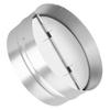 Kikerike 10 Inch Draft Blocker Backdraft Damper Duct Draft Stopper One-Way Airflow Ducting Insert Backflow Preventer Inline Fan Vent Deflector view 1
