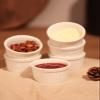 2.5 oz Ramekins 6 pcs Porcelain Ramekins Dishes for Souffle,Creme Brulee, Pudding, Custard Cups,Bakeware Bowls Set for Baking,Oven Safe, White 2.5 inch view 3