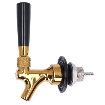Beer Faucet,EVTSCAN Stainless Steel Brass Non Adjustable Beer Keg Tap for Bars Restaurants Hotels