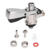 Beer Keg,G5/8 S Type Beer Keg Coupler Stainless Steel Beer Barrel Distributor Faucet Brewing Accessory view 1