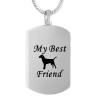 KBFDWEC Keepsake Paw Print Pet Memorial Cremation Jewelry for Dog, Cat, Animal Ashes - Memorial Ash Keepsake view 1