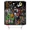 DDS-DUDES Christmas Shower Curtain Kids Bathroom Halloween Decor with 12 Curtain Hooks for Bathroom, Waterproof 71 x 71 inch (SC-16) view 1