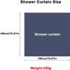 DDS-DUDES Christmas Shower Curtain Kids Bathroom Halloween Decor with 12 Curtain Hooks for Bathroom, Waterproof 71 x 71 inch (SC-16) view 3