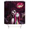 DDS-DUDES Christmas Shower Curtain Kids Bathroom Halloween Decor with 12 Curtain Hooks for Bathroom, Waterproof 71 x 71 inch (SC-17) view 1