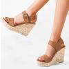 ZBYY Wedge Sandals for Women Dressy,Platform Wedge Sandals Buckle Ankle Strap Peep Toe Slingback High Heel Summer Sandals view 2