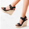 ZBYY Wedge Sandals for Women Dressy,Platform Wedge Sandals Buckle Ankle Strap Peep Toe Slingback High Heel Summer Sandals view 2