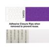 Beistle Solid Color Wristbands 100 Pack Purple Event Bands, Sequentially Numbered Disposable Bracelets for Admission, Security, Festivals, Concerts, Access & Guest Crowd Control, x 10 view 4