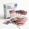 AGAS Mfg 1" x 1.5" USA Toothpick Flag(100 pcs in a box) - Printed on 2-ply paper, Attached to 4" Toothpick With Box Packaging view 1