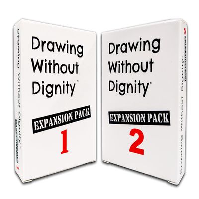 Drawing Without Dignity: Expansion Packs 1 & 2 | The Twisted Funny Adult Party Game Version of The Classic Drawing Game