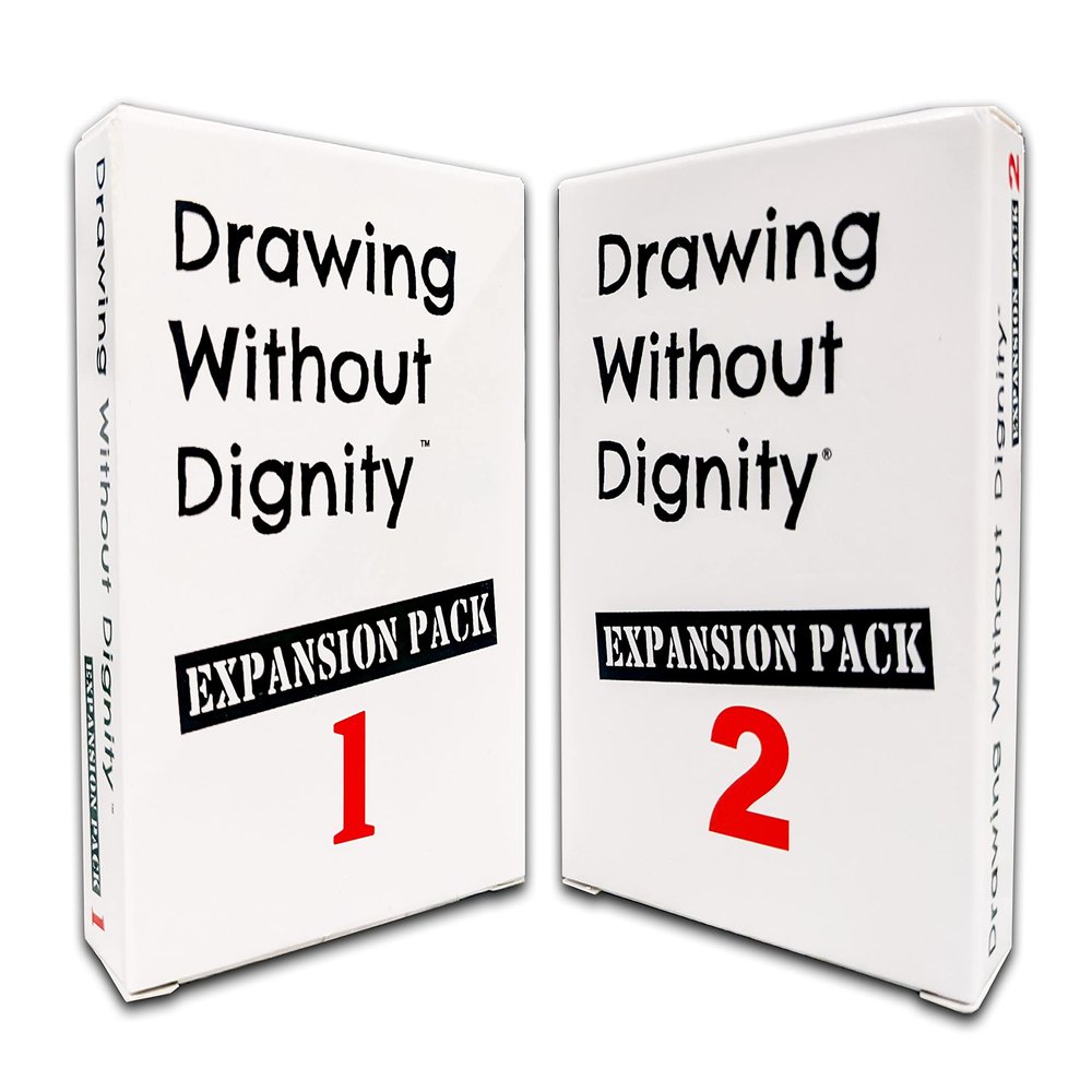 Drawing Without Dignity: Expansion Packs 1 & 2 | The Twisted Funny Adult Party Game Version of The Classic Drawing Game