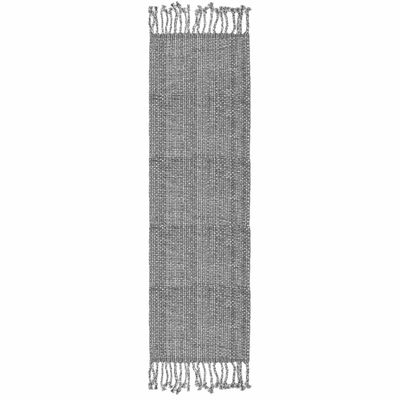 100% Cotton Table Runner for Dining Room Tables Rectangle Two Tone Woven Fabric 72" x 13" Soft Durable Table Runner, Gray