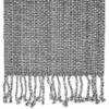 100% Cotton Table Runner for Dining Room Tables Rectangle Two Tone Woven Fabric 72" x 13" Soft Durable Table Runner, Gray view 2