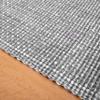 100% Cotton Table Runner for Dining Room Tables Rectangle Two Tone Woven Fabric 72" x 13" Soft Durable Table Runner, Gray view 4