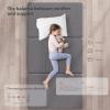 Sweetnight Folding Mattress Twin Size with Carry Bag, 4-Inch for Travel, Camping, Guest - Breathable Mesh Sides & Portable Mattress - Compact and Easy to Storage Grey view 4