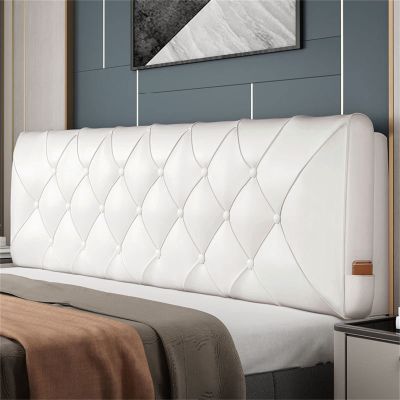 ZZYK Headboard King Bed Back Upholstered BedHead Cushion Large Backrest Fashional Leather Headboard Full Size Headboard Soft Case Home Bedroom,C,No headboard 59"/150cm