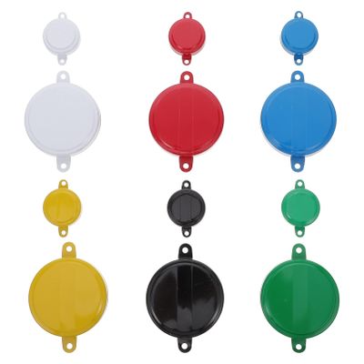 Hole Plugs 20 Sets Iron Barrel Covers with Gasket Oil Barrel Lid Mouth Mason Jar Lids Profession Seal Caps for Oil Disposal Random Color