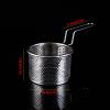 Fryer Basket Round Frying Basket Stainless Steel Deep-fried French Fries Basket with Anti-scalding Handle for Restaurant, Home, Snack Bar Fry Basket (Size : Small) view 2