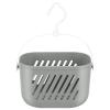 DOITOOL Kitchen Hanging Basket 9 X 5.5 X 5.1 Inch Plastic Storage Organizer with Rotatable Hook for Garlic Vegetable Holder Waterproof Shower Caddy view 1
