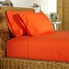 LaxLinen California King Size Sheets 100% Egyptian Cotton California King Sheets, Extra Soft Cal King Sheets for Soft Feel, 6 Pc Orange California King Sheet Sets, 16" Deep Pocket- 600 TC view 1