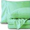 LaxLinen California King Size Sheets 100% Egyptian Cotton California King Sheets, Extra Soft Cal King Sheets for Soft Feel, 6 Pc Sage California King Sheet Sets, 16" Deep Pocket- 600 TC view 2