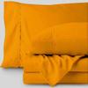 LaxLinen Gold Sheets King Size, 6 Piece King Sheets Sets, Sheets for King Size Bed, Soft Bed Sheets King Size, King Egyptian Cotton Bedding Set, 16" Deep Pocket King Size Sheets- 600 TC view 2
