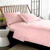 LaxLinen California King Size Sheets 100% Egyptian Cotton California King Sheets, Extra Soft Cal King Sheets for Soft Feel, 6 Pc Pink California King Sheet Sets, 16" Deep Pocket- 600 TC view 1