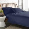 LaxLinen California King Size Sheets 100% Egyptian Cotton California King Sheets, Extra Soft Cal King Sheets for Soft Feel, 6 Pc Navy Blue California King Sheet Sets, 16" Deep Pocket- 600 TC view 1