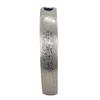 A&B Home Silver Disk Vase - Disk Shaped Aluminum Vase, Tabletop Home Dcor, Bedroom Living Room Kitchen Accent Piece, 16" x 2" x 15" view 4