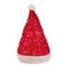 12.25" Lighted Santa Hat Christmas Tree Topper, Clear Lights view 1